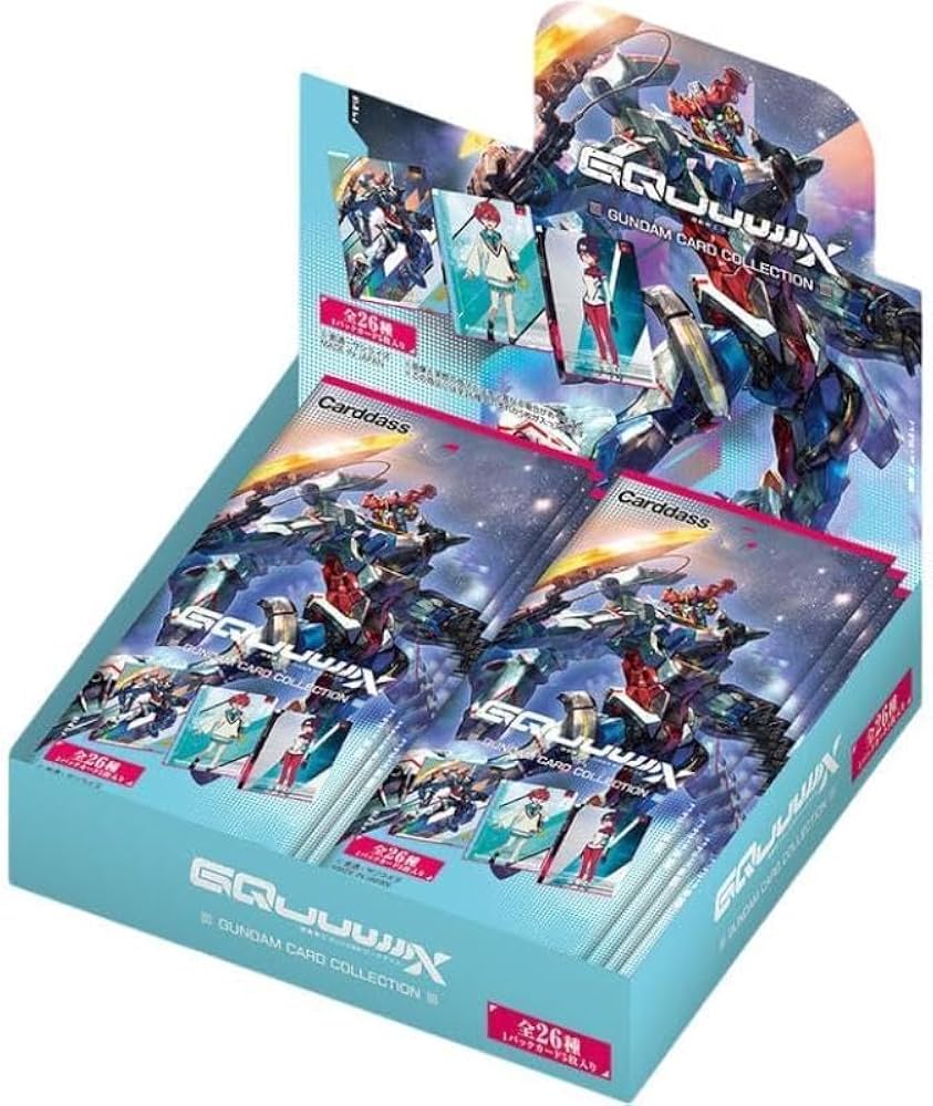 Amazon.com: Bandai Gundam Card Collection Gundam GQuuuuuuuX (Box
