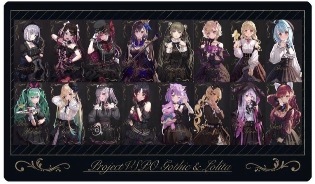 Amazon.co.jp: ぶいすぽ グッズ マウスパッド プレイマット ゴスロリ