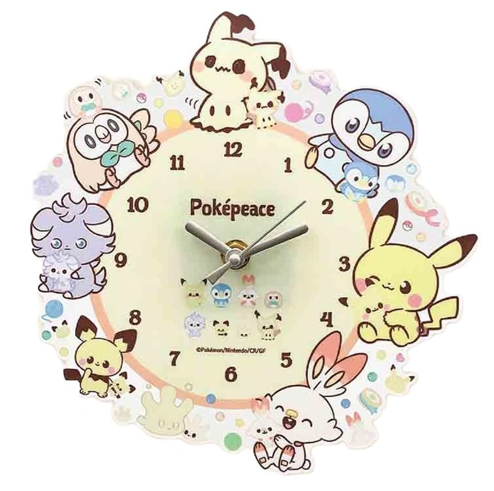 Amazon.co.jp: マリモクラフト ポケットモンスター アクリル壁掛け時計