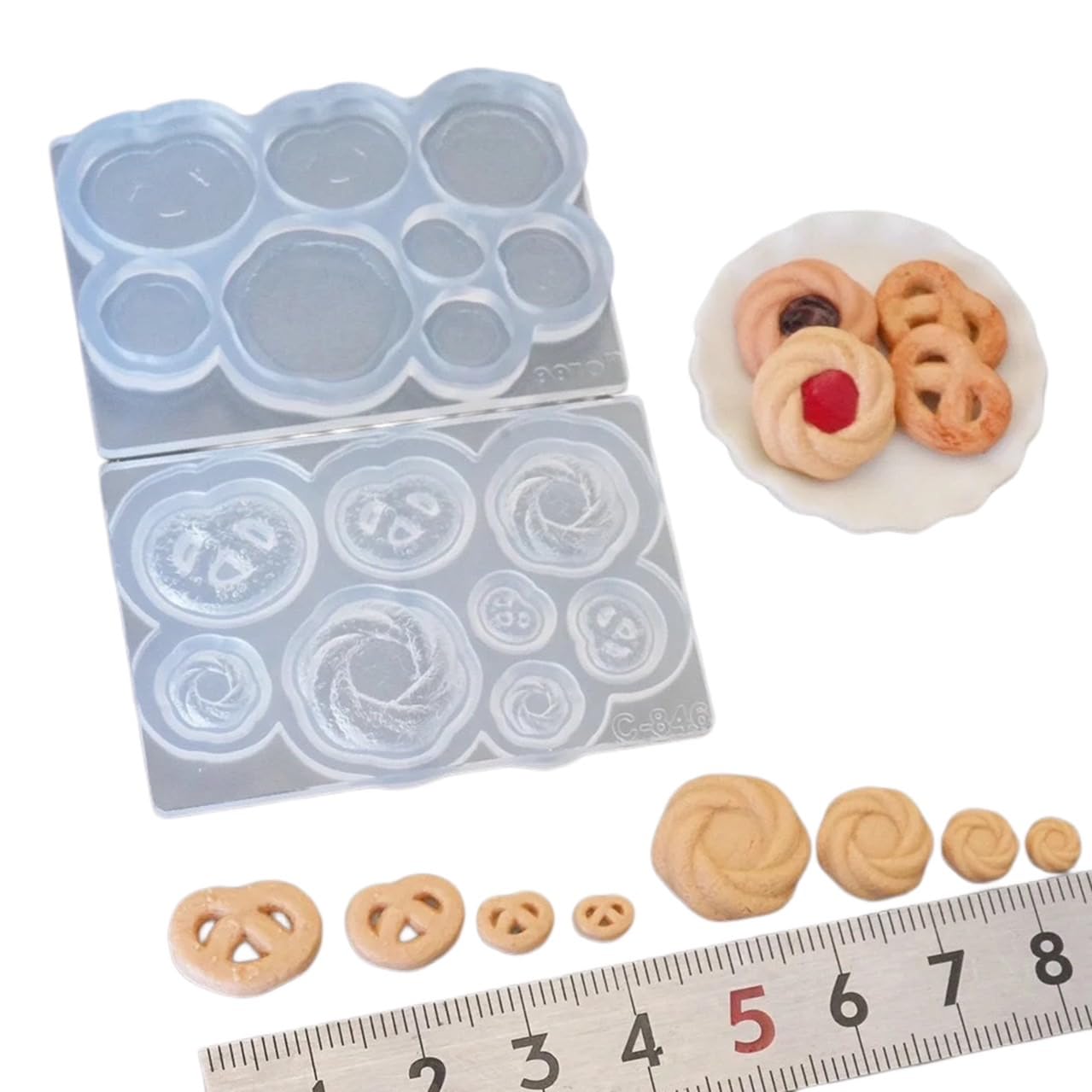 Amazon.co.jp: (sn648) シリコンモールド プレッツェル ロシアン