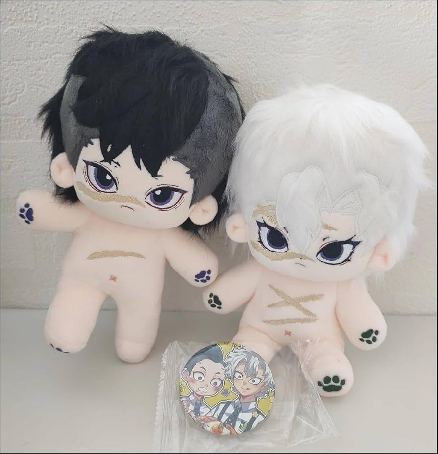 Amazon.co.jp: 着せ替えぬいぐるみ スケルトン入り 鬼 滅 不死川兄弟