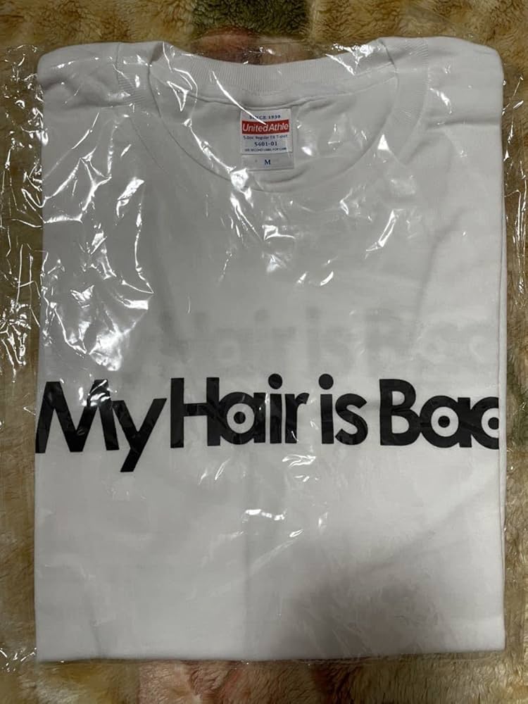 Amazon.co.jp: My Hair is Bad LOGO ロゴ Tシャツ 白 M マイヘアーイズ