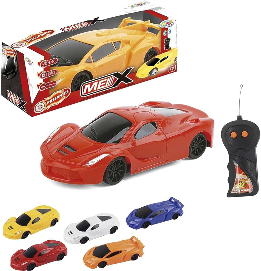 Carrinho de Controle Remoto, Wellmix, Xt1 Mex, 3 Funções, Cores