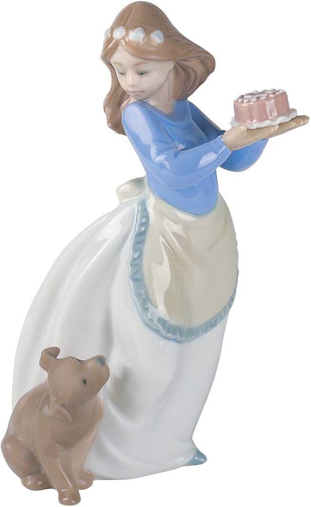 Amazon.co.jp: ナオ Nao リヤドロ 人形 仔犬の誕生日 02001045