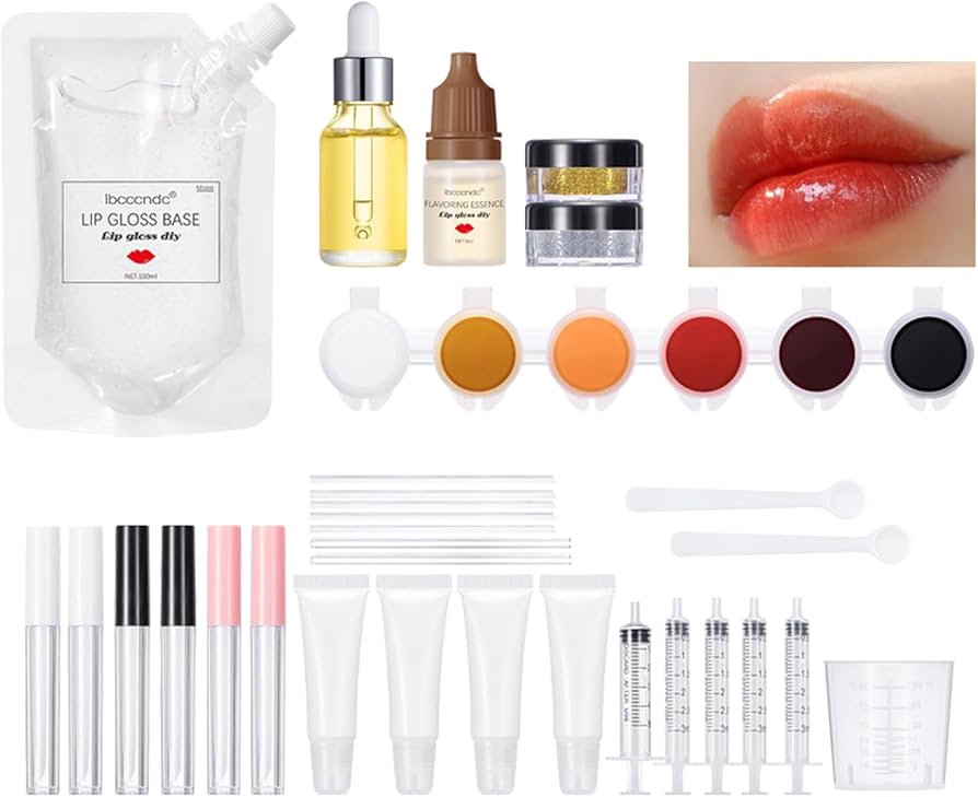 Amazon | DIY リップグロス作成キットユニークなリップグロス手作り