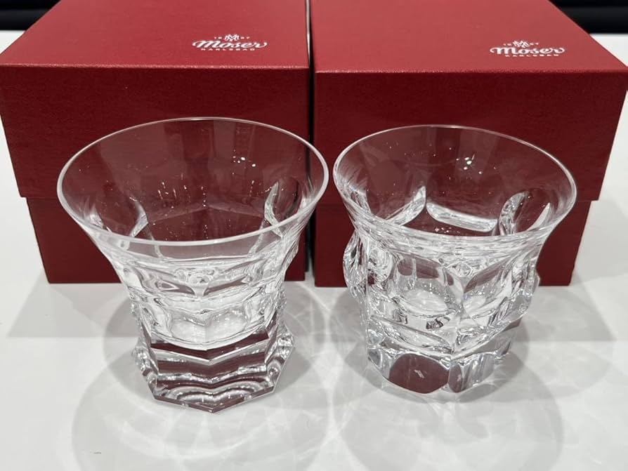 Amazon | モーゼル moser ロックグラス 2個セット ガラス 770 | ノー
