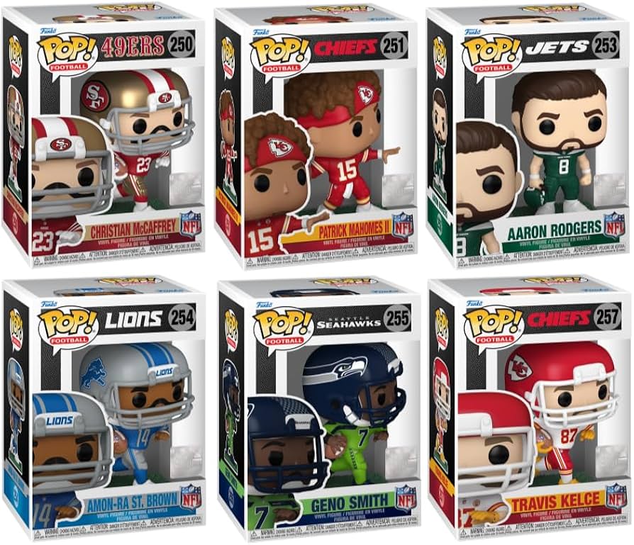Amazon.co.jp: Funko NFL Pop!シリーズ12コンプリートセット(6