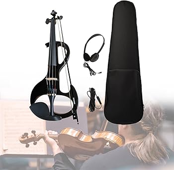Amazon | Freneci エレキヴァイオリン 無垢材 サイレント バイオリン