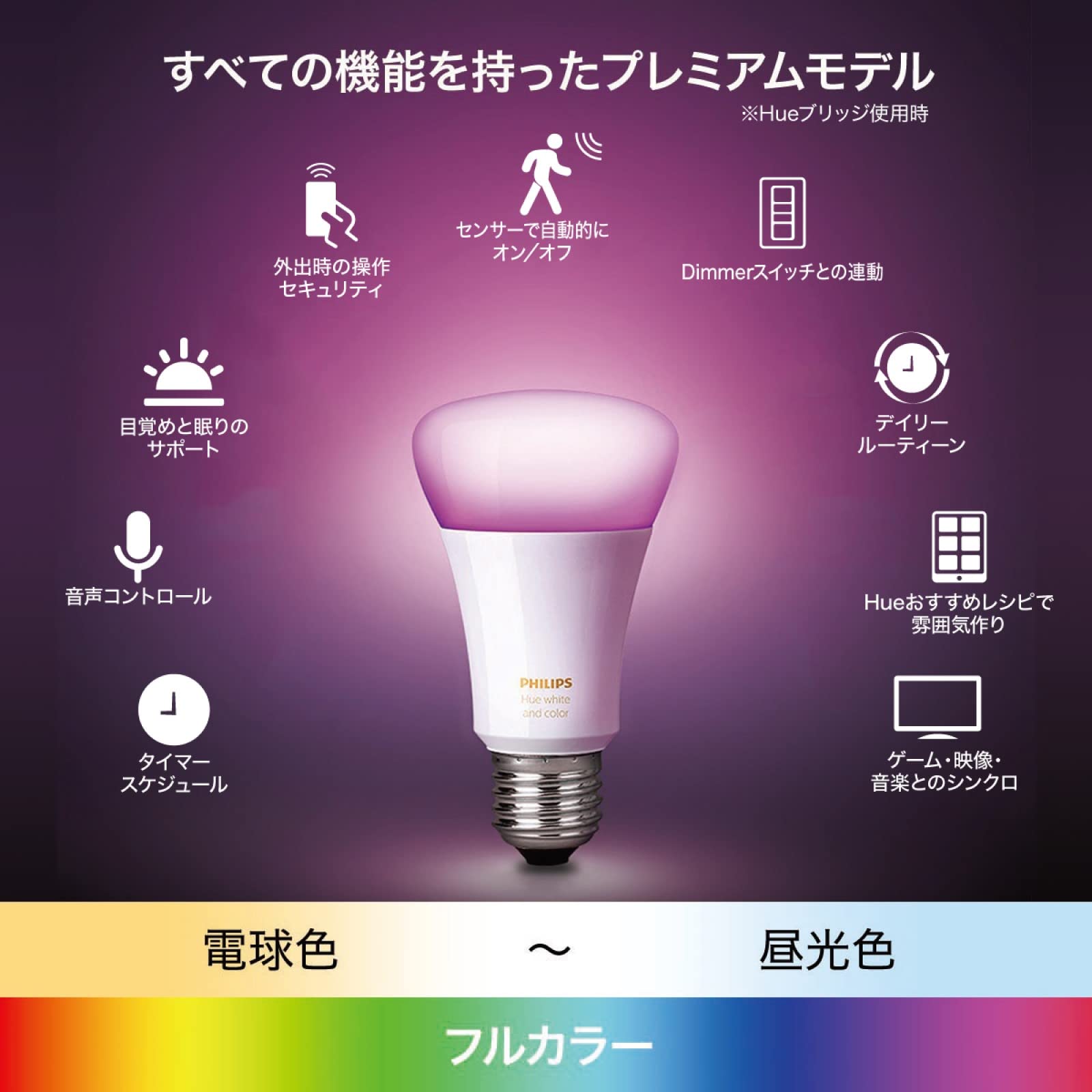 Amazon | Philips Hue(フィリップスヒュー) スマート電球 スマート