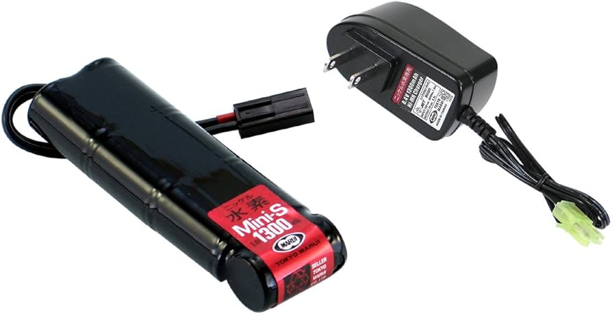 Amazon | 東京マルイ ニッケル水素ミニSバッテリー No.153 ＋ 専用充電