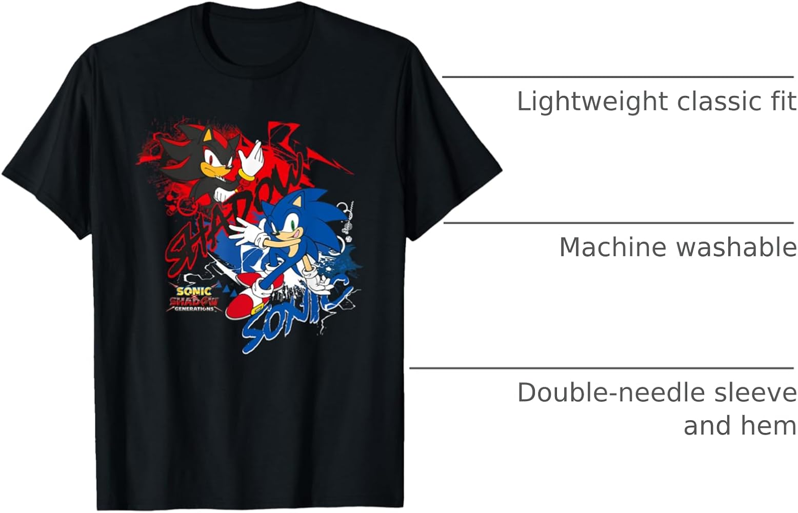 Amazon.com: Sonic The Hedgehog Sonic X Shadow Generations Shadow
