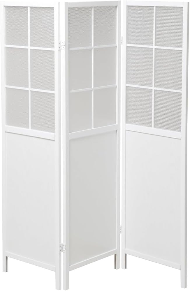 Amazon｜パーテーション スリガラス風 木製 間仕切り 衝立折り畳み 和