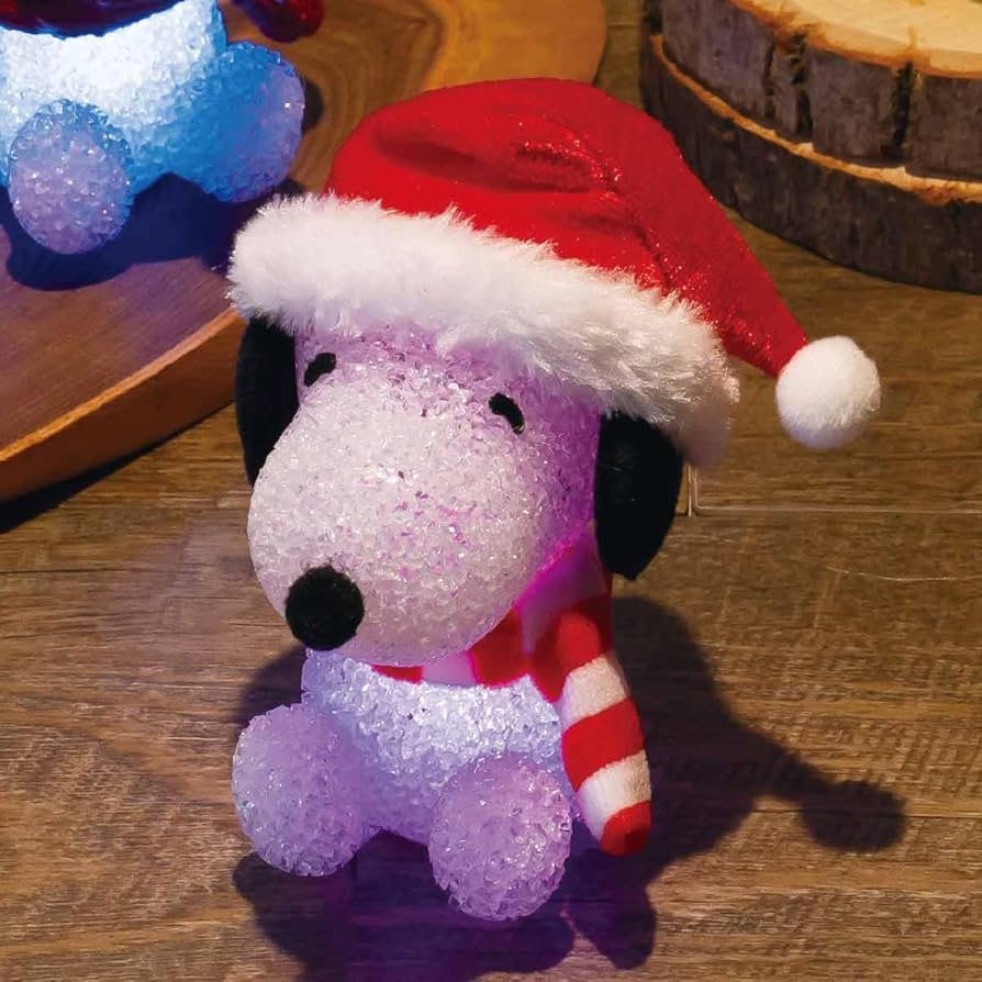 Amazon.co.jp: クリスマスライト ミニスヌーピー ストライプ 高さ13cm