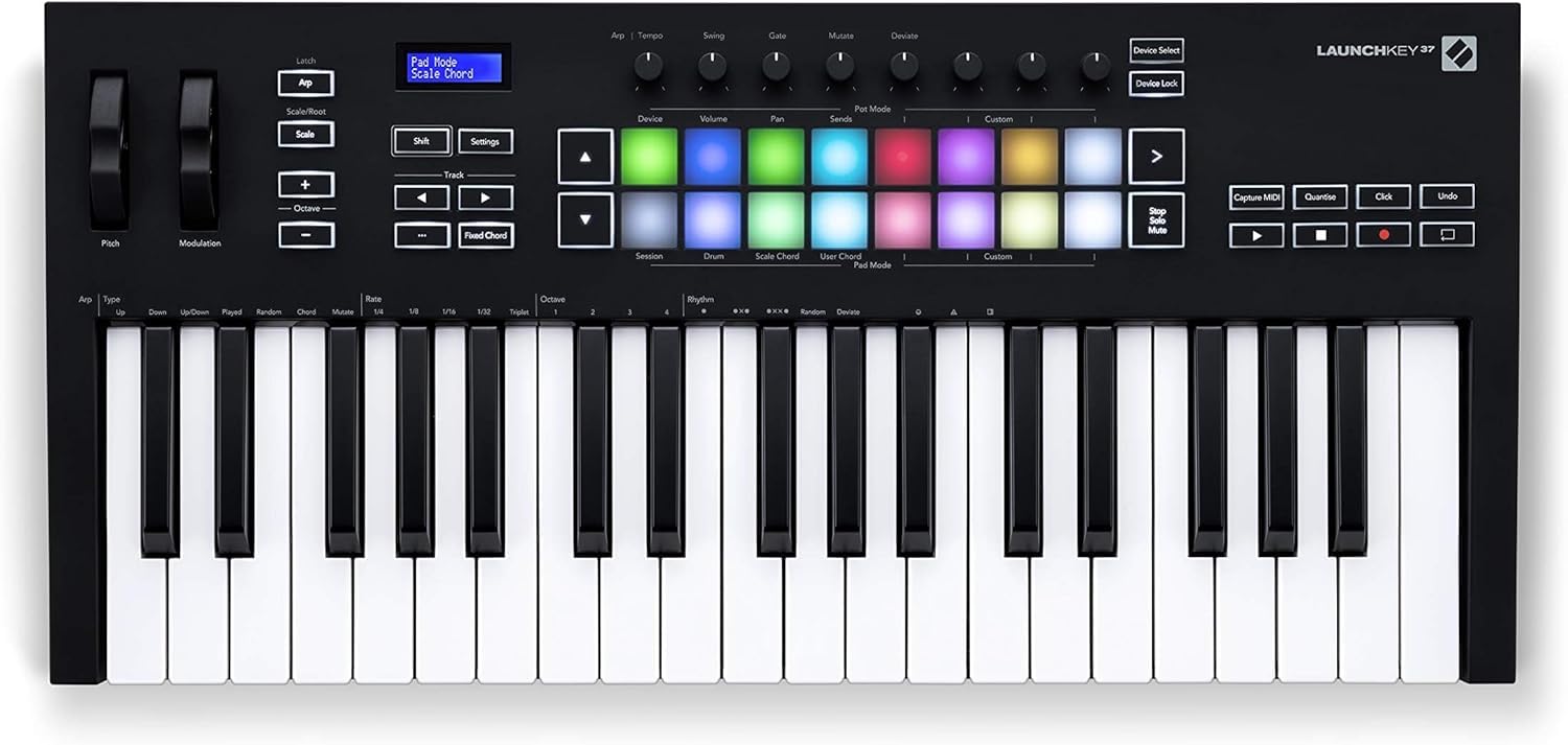 Amazon.com: Novation Launchkey 37 [MK3] MIDI Keyboard Controller