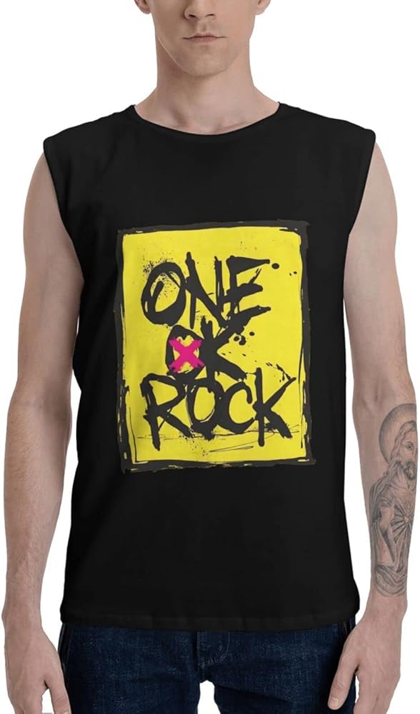 Amazon | [Qbodp] タンクトップ メンズ ワンオクロック ONE OK ROCK T
