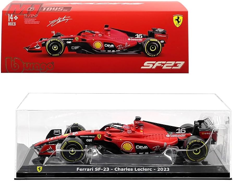 Amazon | ブラーゴ 1/24 フェラーリ F1 SF-23#16 シャルル・ルクレール
