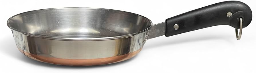 Amazon.com: Vtg Revere Ware SS Copper Bottom Double Ring 8