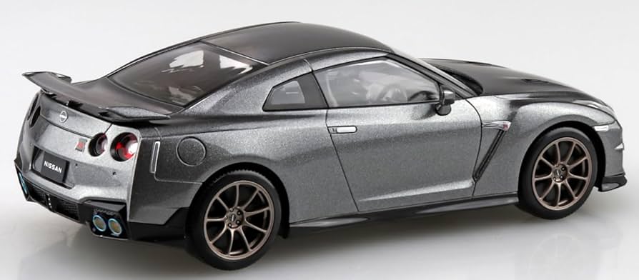 Amazon.com: Aoshima Nissan R35 Nissan GT-R 2024 (Dark Metal Gray