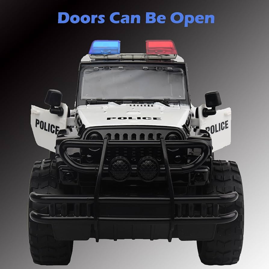 Amazon.co.jp: パトカーおもちゃ 1/16 フリクション駆動車おもちゃ 音