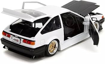 Amazon | JADA TOYS 1/24 トヨタ トレノ AE86 ハチロク ホワイト