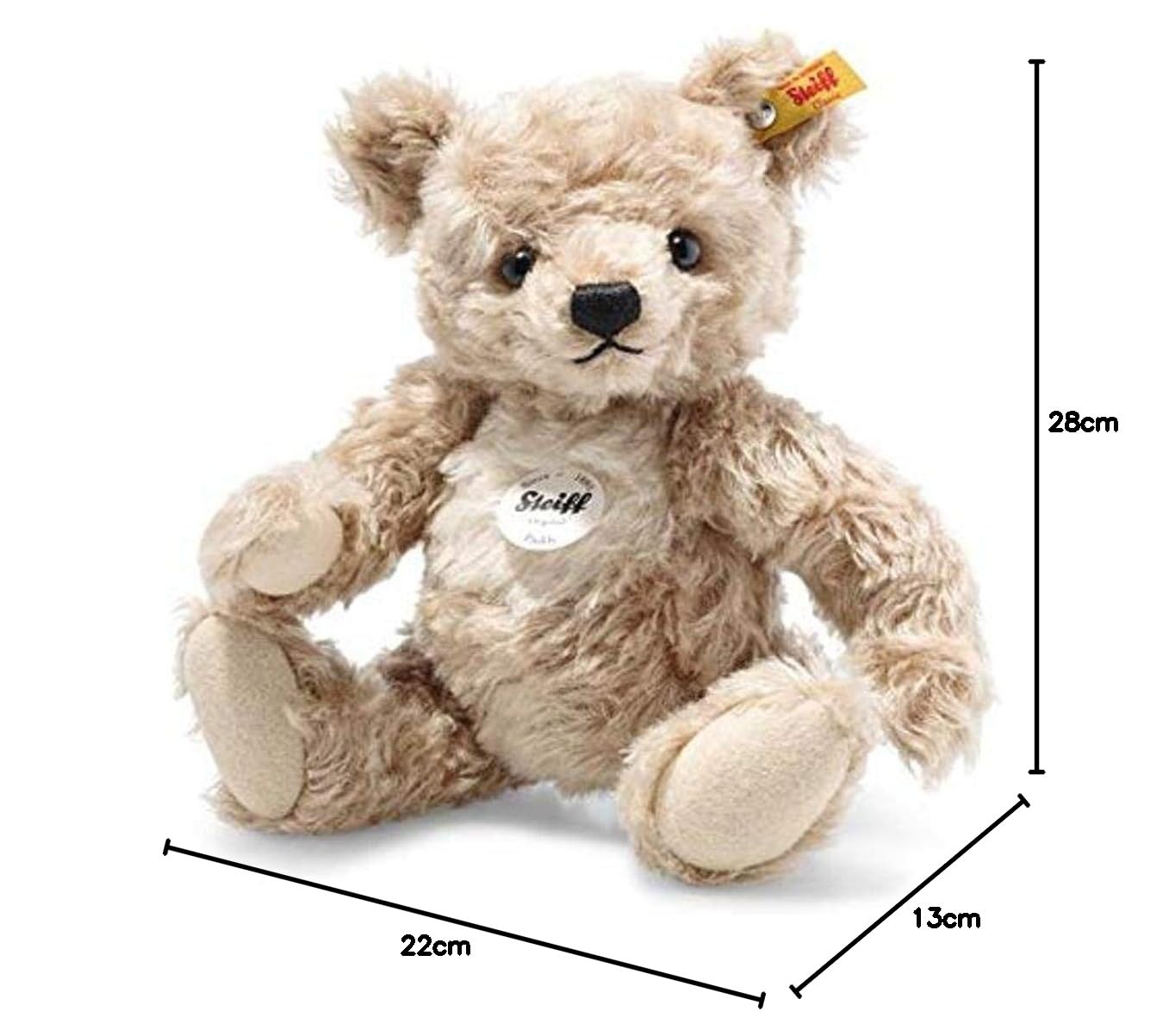 Amazon.co.jp: シュタイフ(Steiff) テディベア パディ 28cm 027819