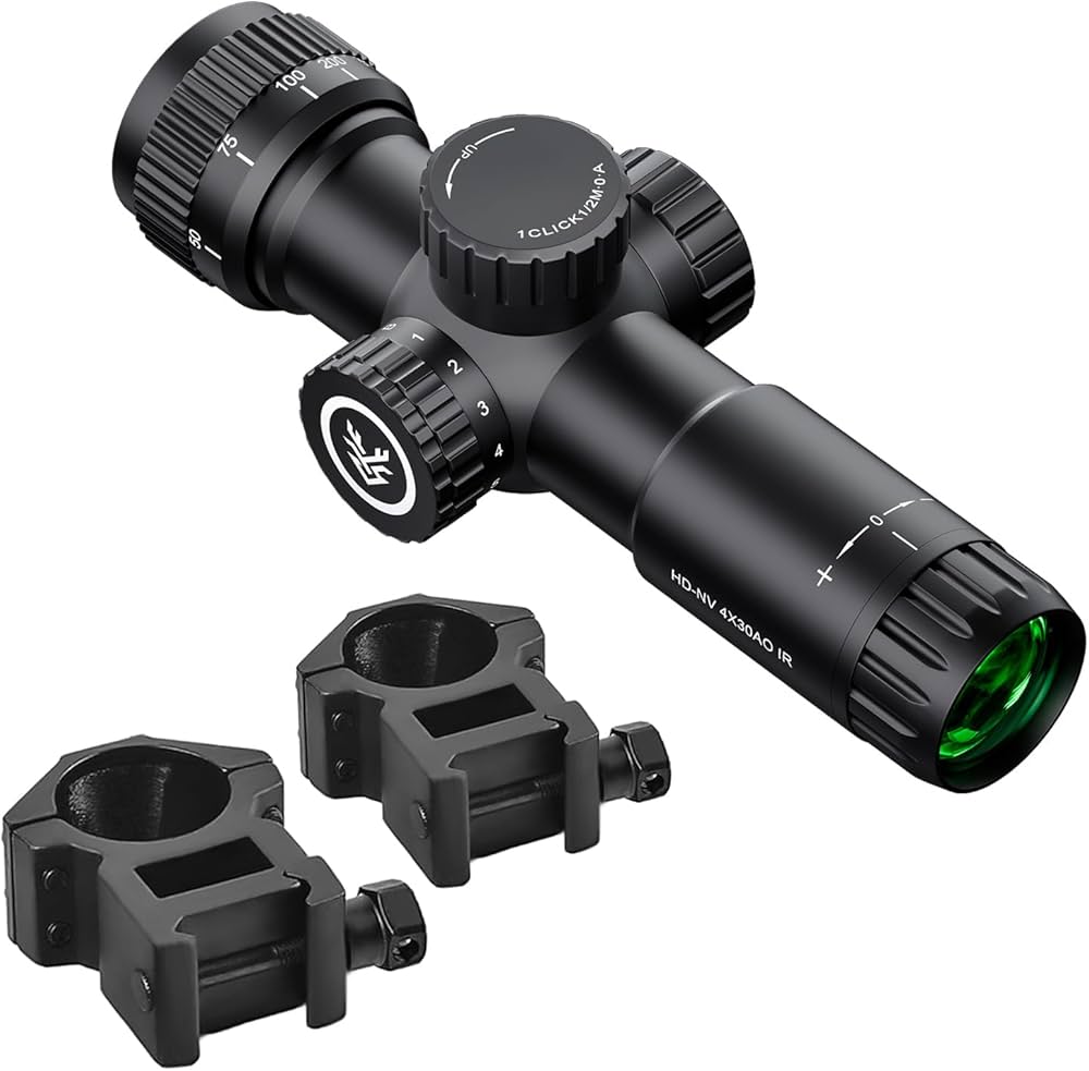 Amazon | SWAMP DEER OPTICS 4x30AOIRライフルスコープ 4倍固倍定倍率