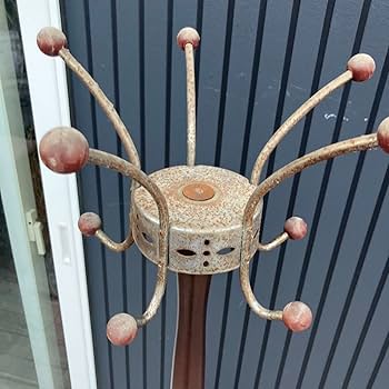 Amazon｜昭和レトロ ミッドセンチュリー 木製 ポールハンガー ハンガー