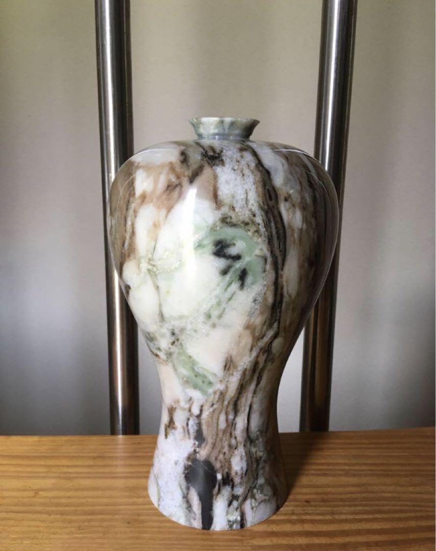Amazon.co.jp: 高麗大理石壺 花器 1986年製 極 : ホーム＆キッチン