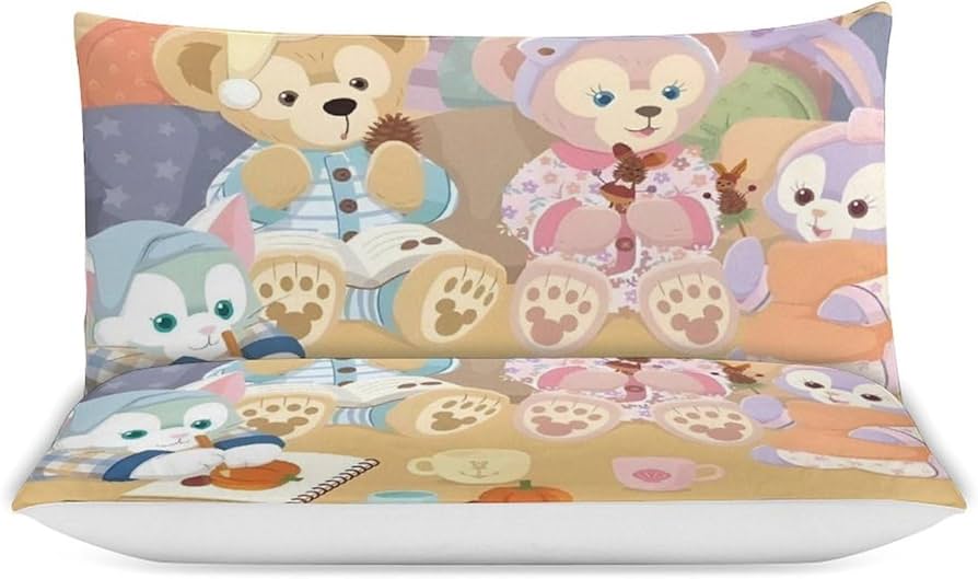 Amazon｜ダッフィー フレンズ 布団カバー 3点セット シングル シングル