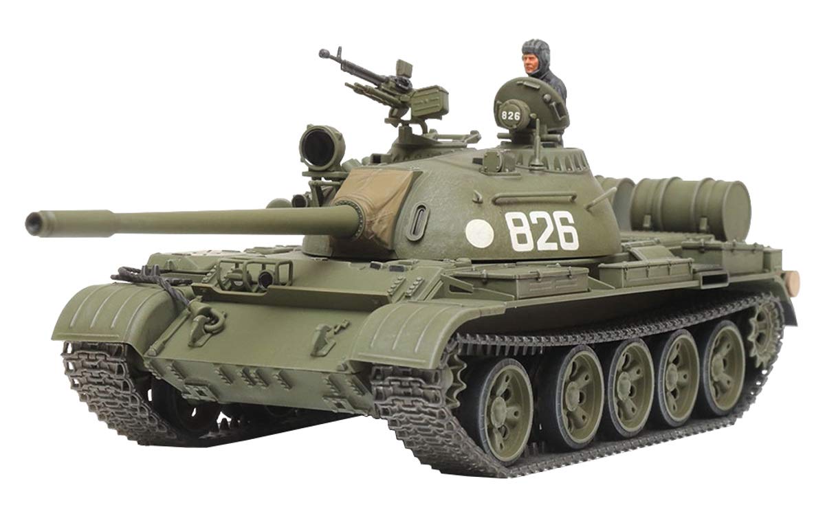Amazon.com: Tamiya 32598 Russian Medium Tank T55 1:48 Plastic