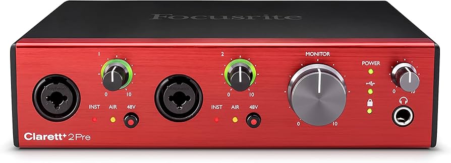Amazon.co.jp: Focusrite Clarett+ 2Pre オ−ディオインターフェイス