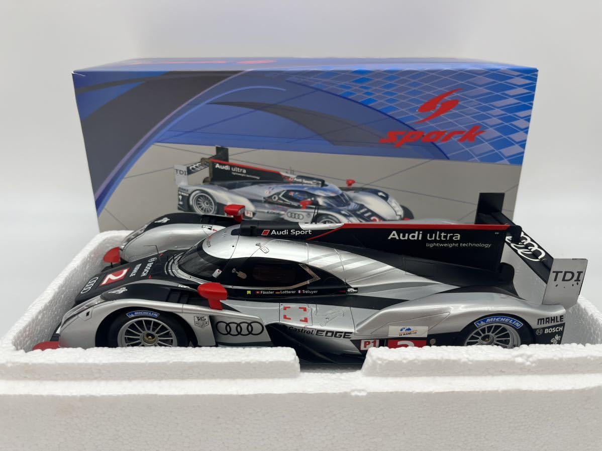 Amazon.co.jp: spark スパーク 1/18 AUDI アウディ R18 TDI 2011年 ル