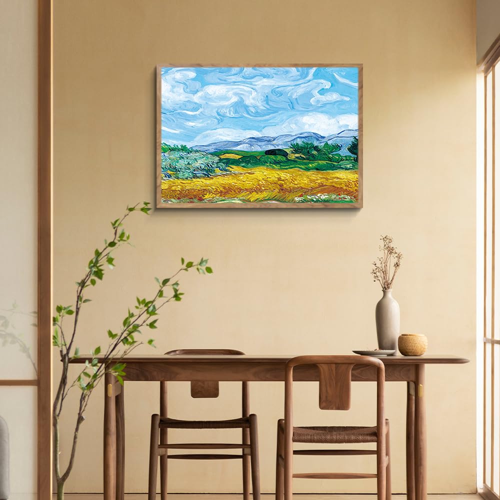 Amazon.co.jp: ゴッホ「糸杉のある麦畑」阪画屋 アートパネル アート