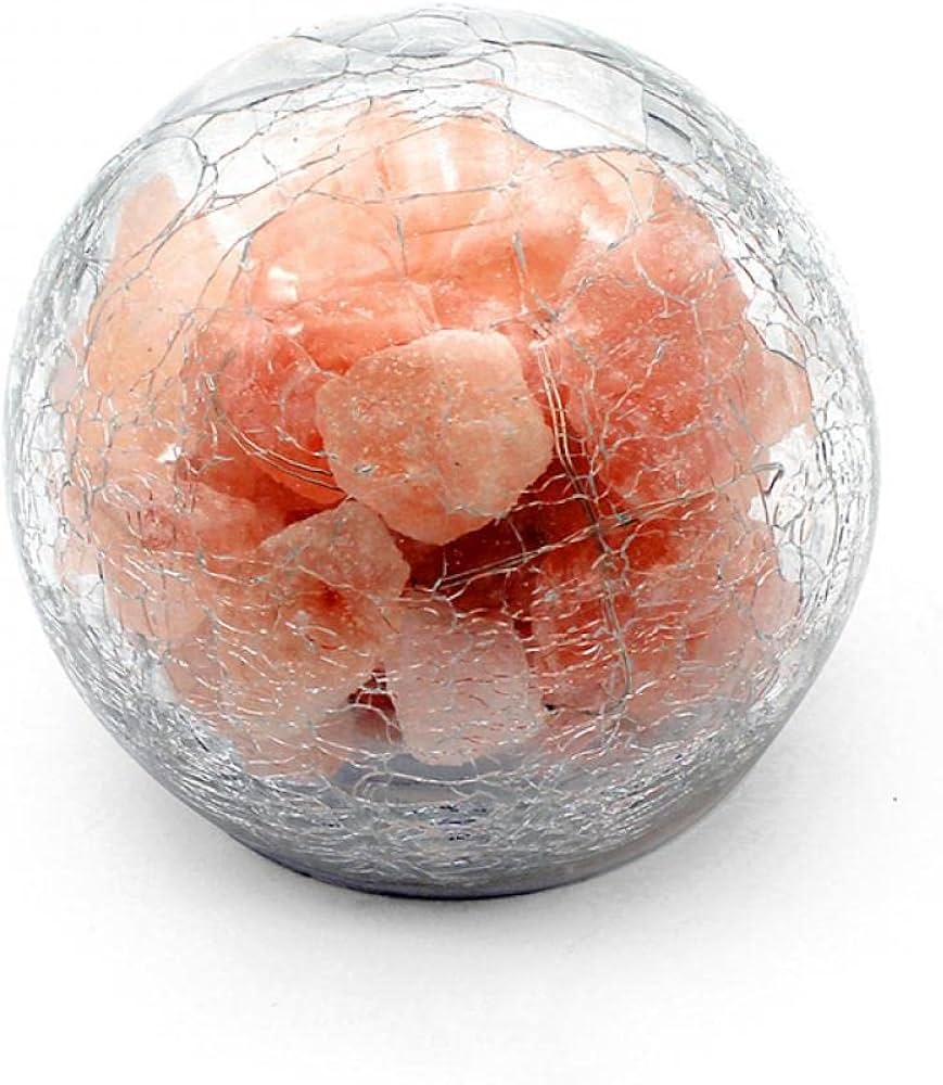 Amazon.co.jp: 天然岩塩ランプ ボール型 岩塩ライト ヒマラヤ岩塩