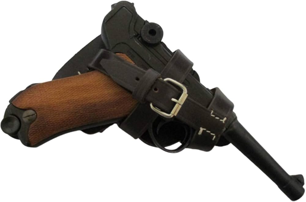 Amazon.co.jp: 落下傘兵ドイツP08ルガーブラウンレザーホルスター
