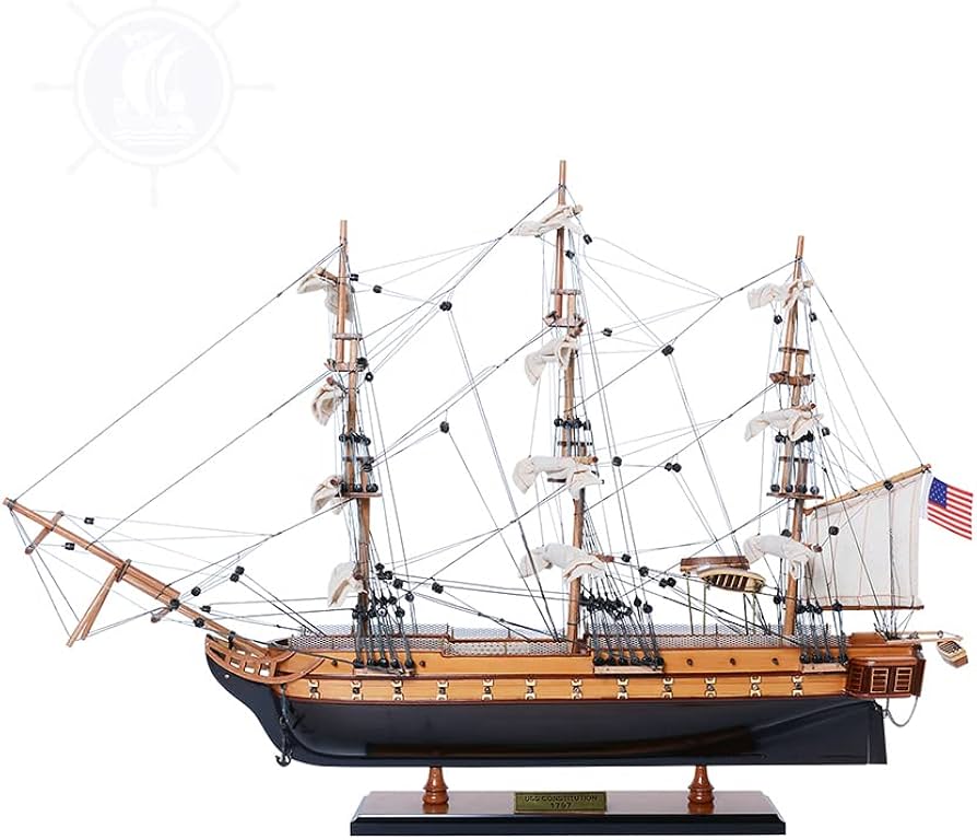 Amazon.com: Old Modern Handicrafts Museum Quality USS Constitution