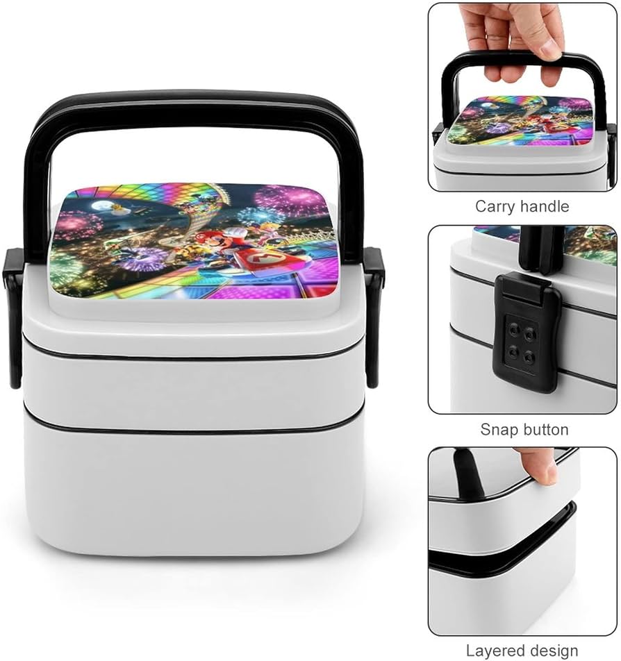 Amazon｜マリオカート 弁当箱 アニメ ランチボックス 2段重お弁当