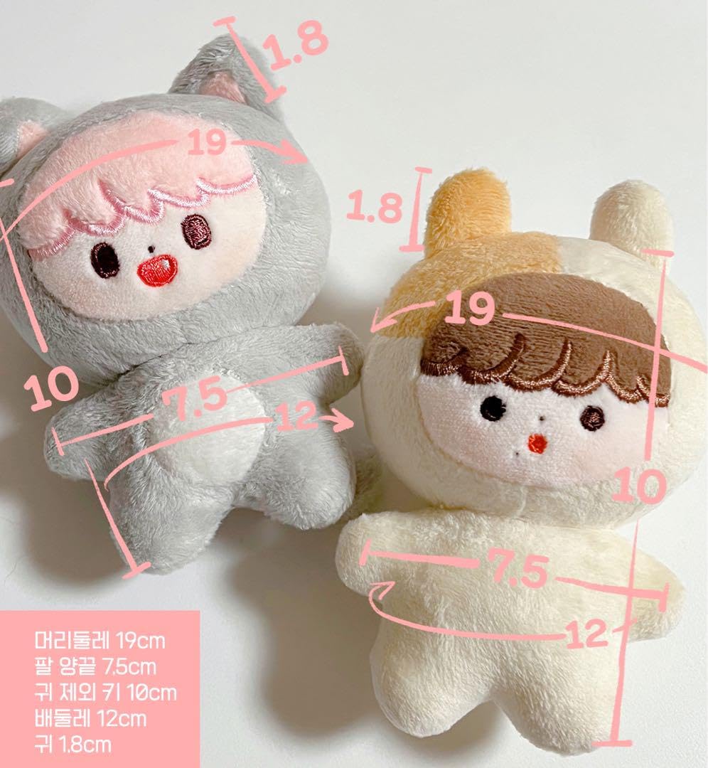 Amazon.co.jp: NCT チョンロ ぬいぐるみ マスター 10cm 다님 : おもちゃ