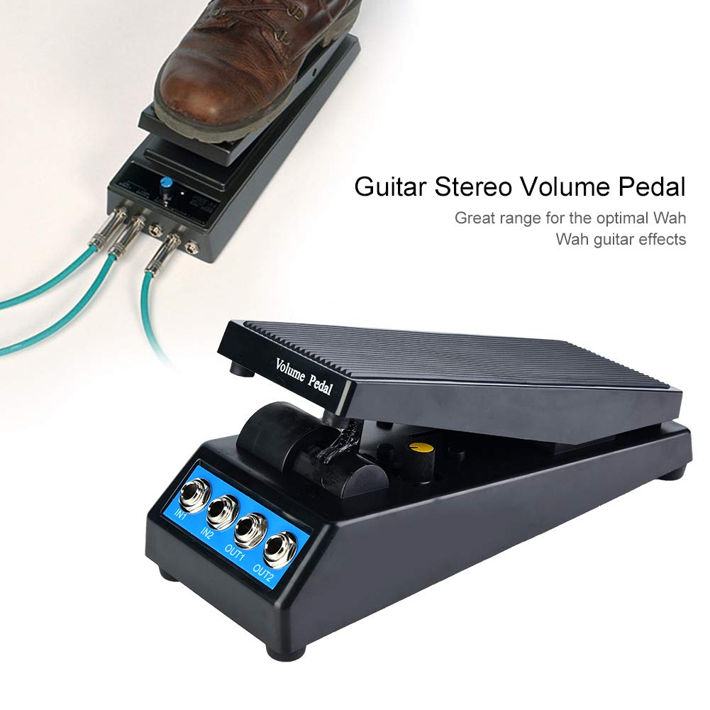 Amazon.com: Fafeims DF1511A Guitar Stereo Volume Pedal, Compact