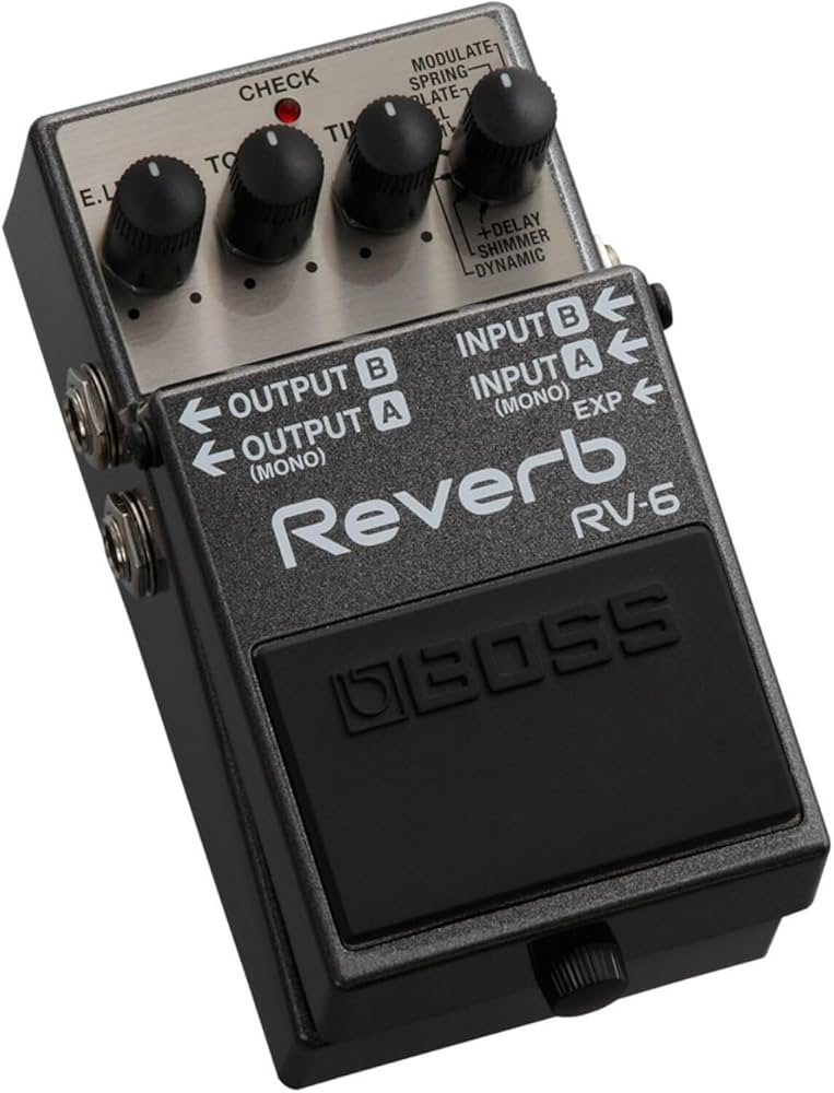 Amazon.com: BOSS RV-6 Reverb Guitar Pedal (RV-6) : Musical Instruments