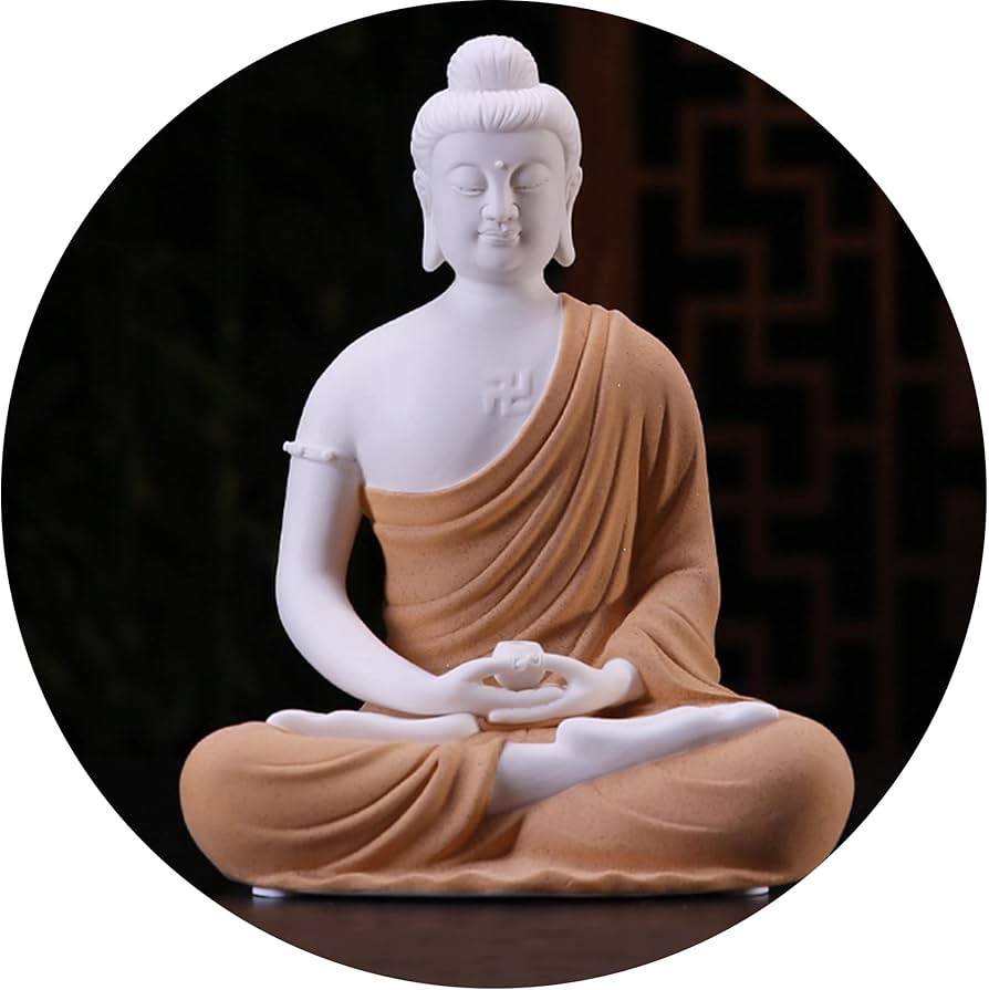 Amazon｜26-30 Cm 禅定 ブッダ 仏陀, 陶磁仏像仏陀, 釈迦仏像ぶつぞう