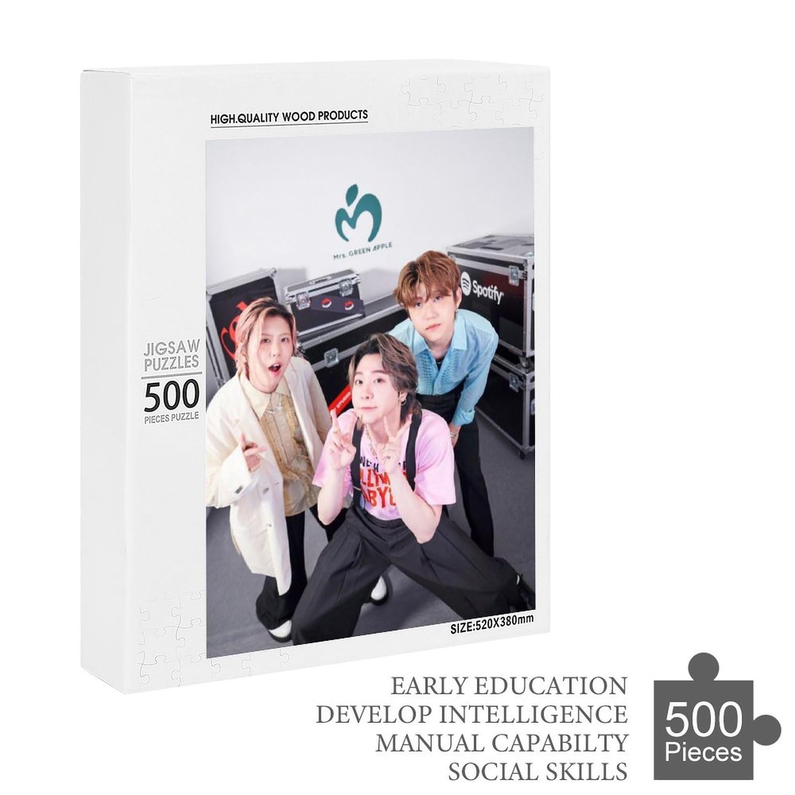 Amazon.co.jp: ミセス・グリーン・アップル ジグソーパズル 木製