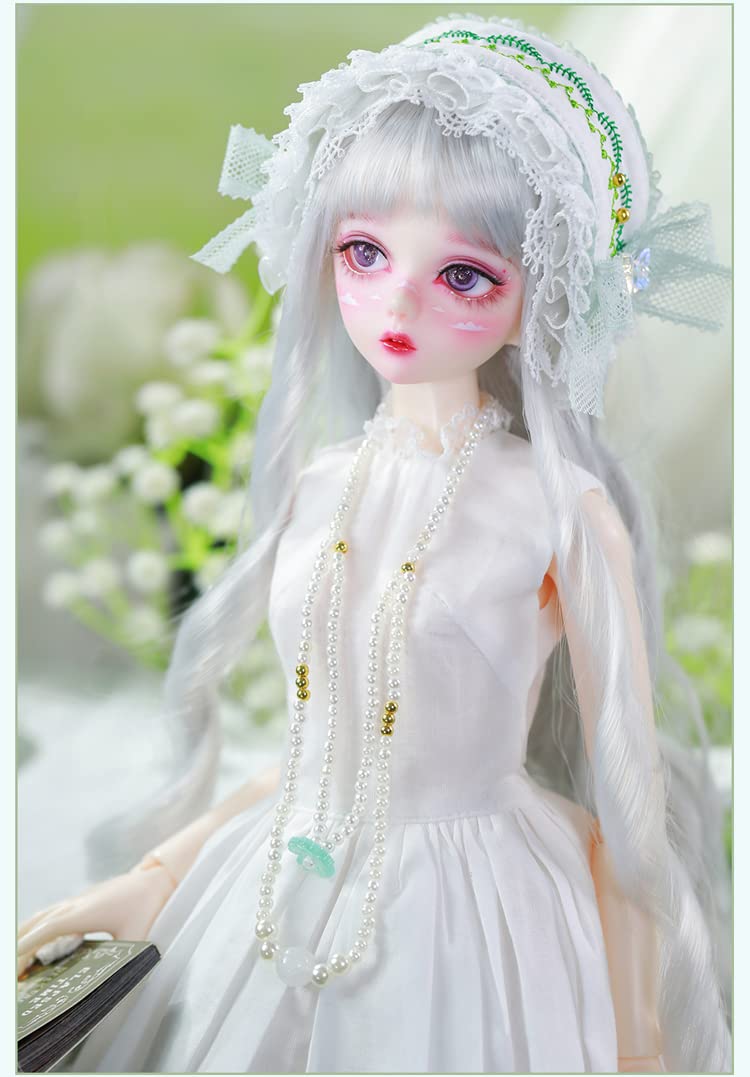 Amazon | BJDドール 球体関節人形 1／4 45cm 女 人形本体 ヘッド+