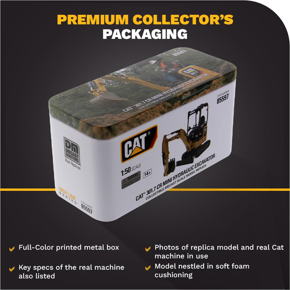 Amazon | ダイキャストマスター 1/50 ハイラインシリーズ Cat 301.7CR