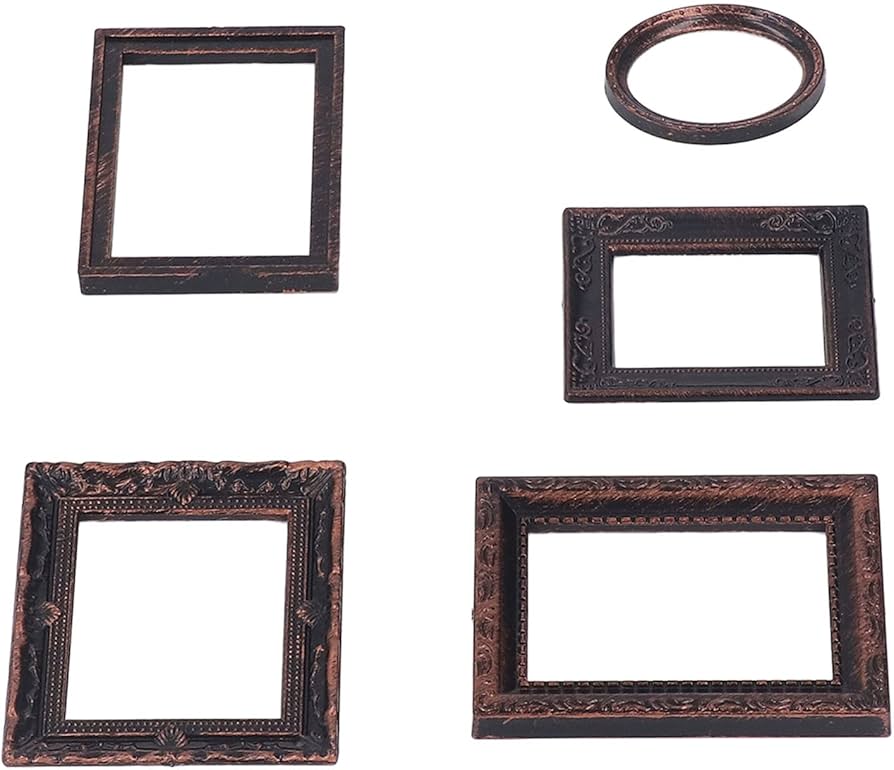 Amazon | Ongwan ドールハウス・ミニチュアキット ミニ額縁 ミニ