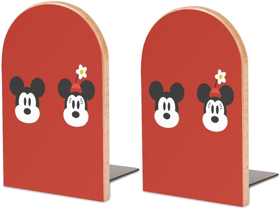 Amazon.co.jp: ミニーマウス ミッキーマウス ブックエンド 本立て