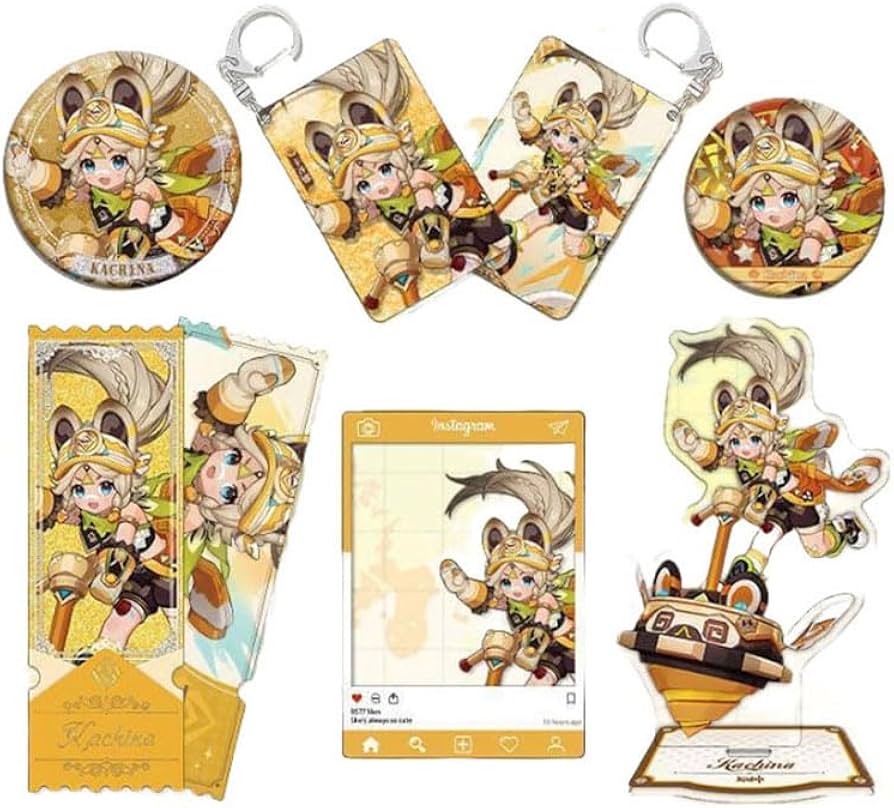 Amazon.co.jp: 原神 グッズ 6点セット ムアラニ キィニチ カチーナ