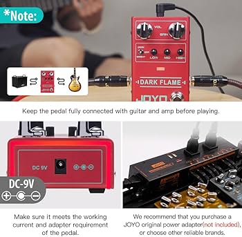 Amazon.com: JOYO Modern Metal High Gain Distortion Guitar Effect