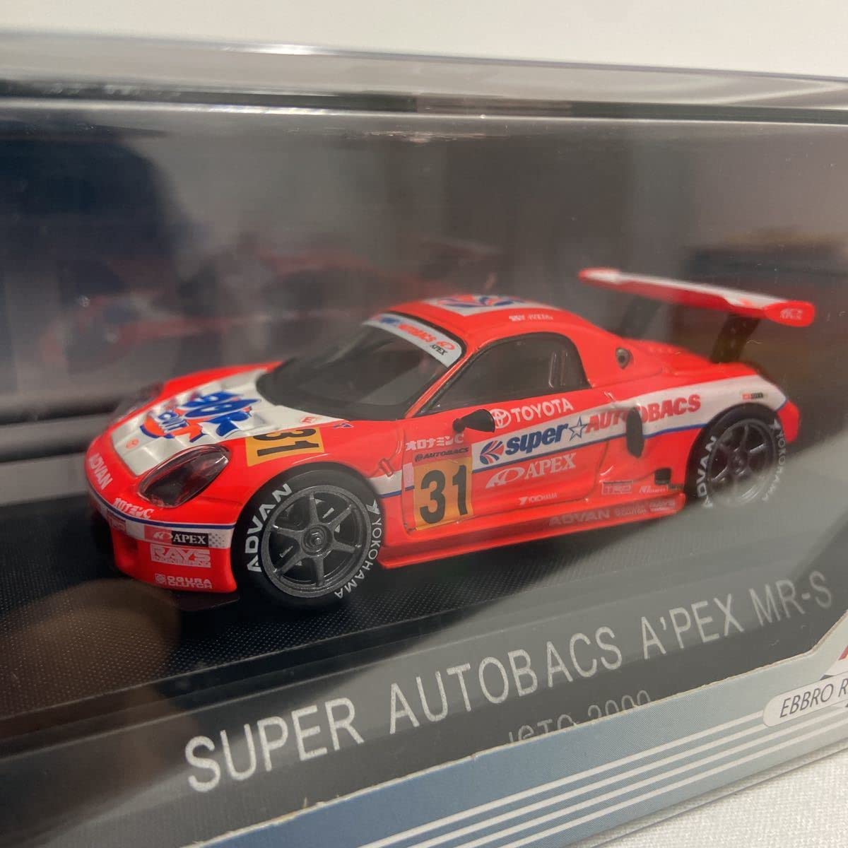 Amazon | EBBRO 1/43 TOYOTA SUPER AUTOBACS A'PEX MR-S #31 JGTC 2000