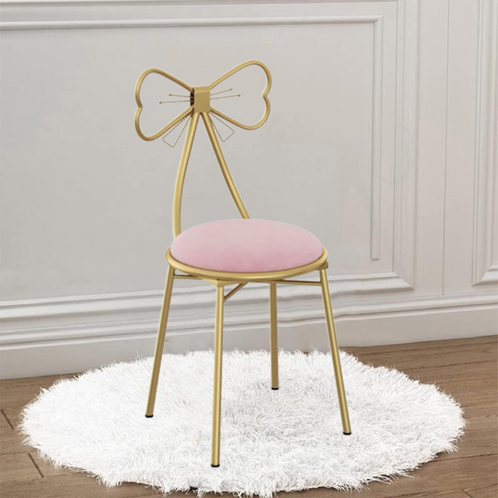 Amazon.co.jp: ドレッサーチェア 化粧椅子 かわいい 鏡台用 椅子 白